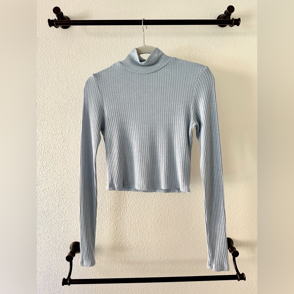 Reformation Valeria Turtleneck Crop Top